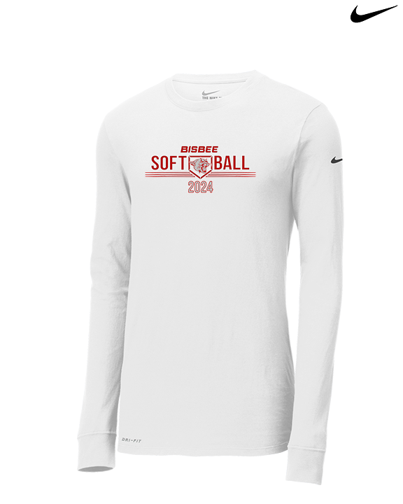 Bisbee HS Softball Softball - Mens Nike Longsleeve