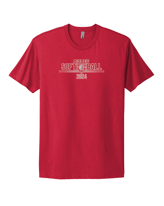 Bisbee HS Softball Softball - Mens Select Cotton T-Shirt