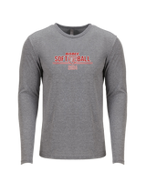 Bisbee HS Softball Softball - Tri-Blend Long Sleeve