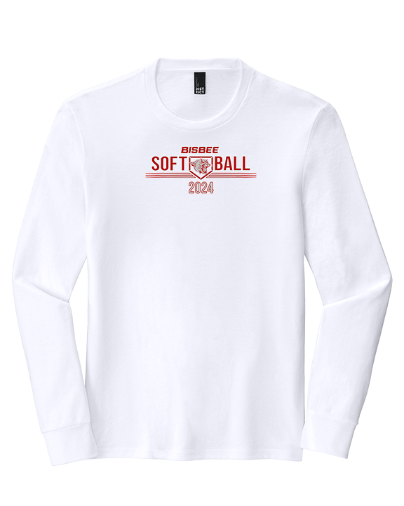 Bisbee HS Softball Softball - Tri-Blend Long Sleeve