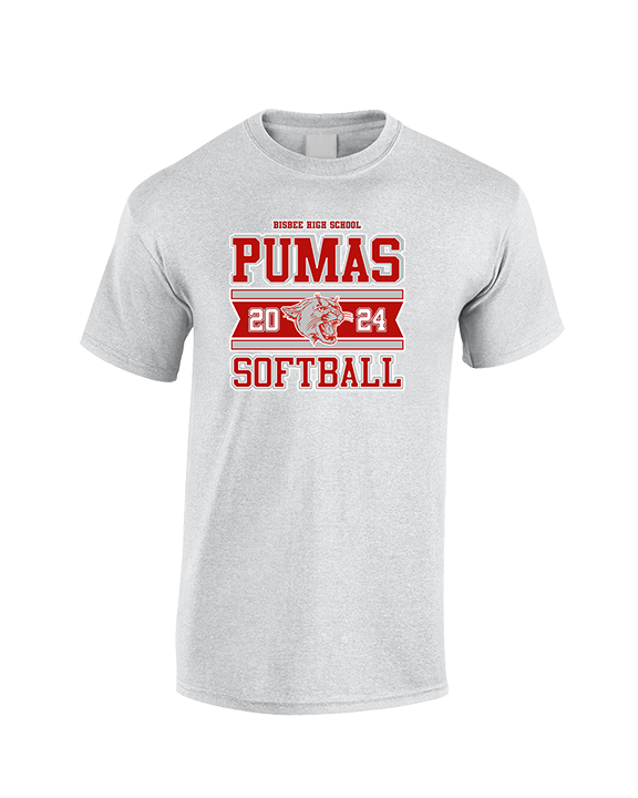 Bisbee HS Softball Stamp - Cotton T-Shirt