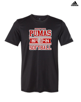 Bisbee HS Softball Stamp - Mens Adidas Performance Shirt