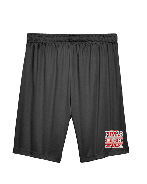 Bisbee HS Softball Stamp - Mens Training Shorts with Pockets