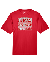 Bisbee HS Softball Stamp - Performance Shirt