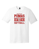 Bisbee HS Softball Stamp - Tri-Blend Shirt