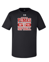 Bisbee HS Softball Stamp - Under Armour Mens Team Tech T-Shirt