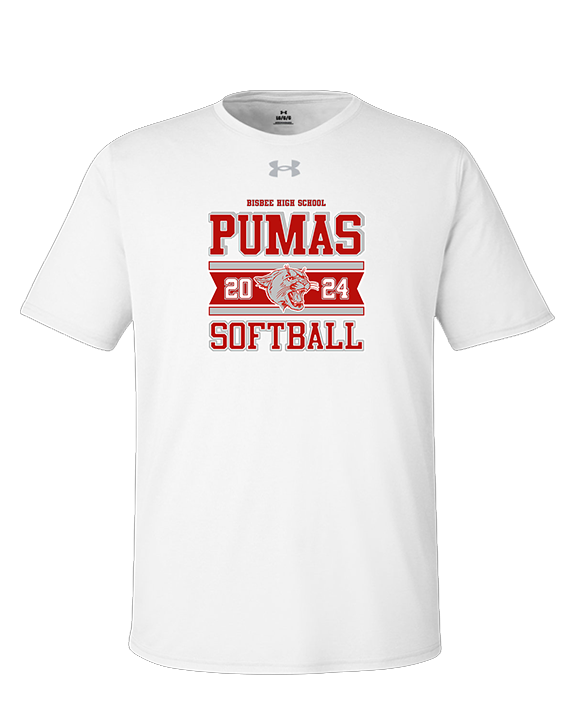 Bisbee HS Softball Stamp - Under Armour Mens Team Tech T-Shirt