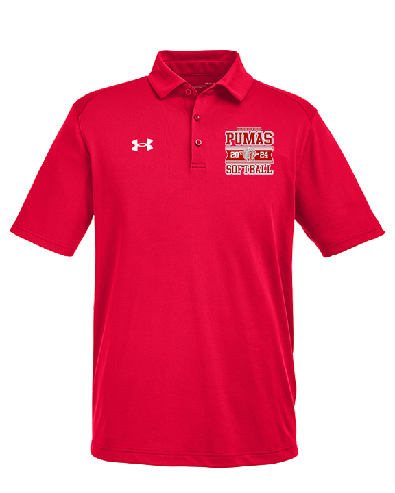 Bisbee HS Softball Stamp - Under Armour Mens Tech Polo