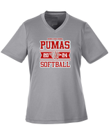 Bisbee HS Softball Stamp - Womens Performance Shirt