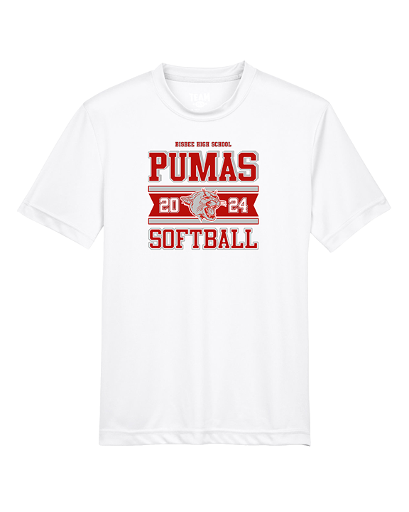 Bisbee HS Softball Stamp - Youth Performance Shirt