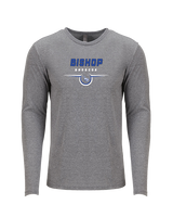 Bishop HS Football Design - Tri-Blend Long Sleeve