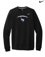 Bishop HS Football Laces - Mens Nike Crewneck