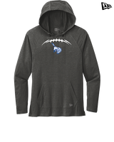Bishop HS Football Laces - New Era Tri-Blend Hoodie