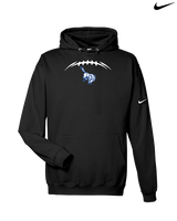 Bishop HS Football Laces - Nike Club Fleece Hoodie