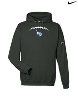 Bishop HS Football Laces - Nike Club Fleece Hoodie