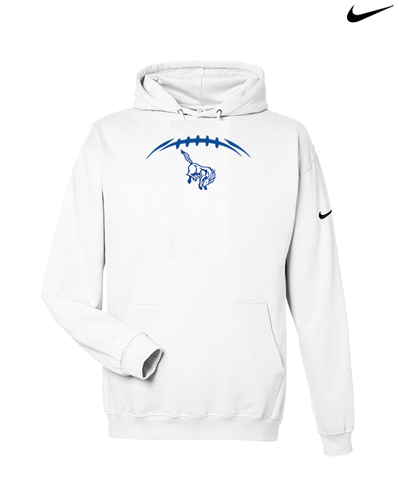 Bishop HS Football Laces - Nike Club Fleece Hoodie