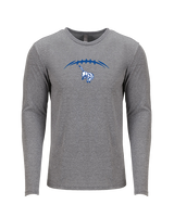 Bishop HS Football Laces - Tri-Blend Long Sleeve
