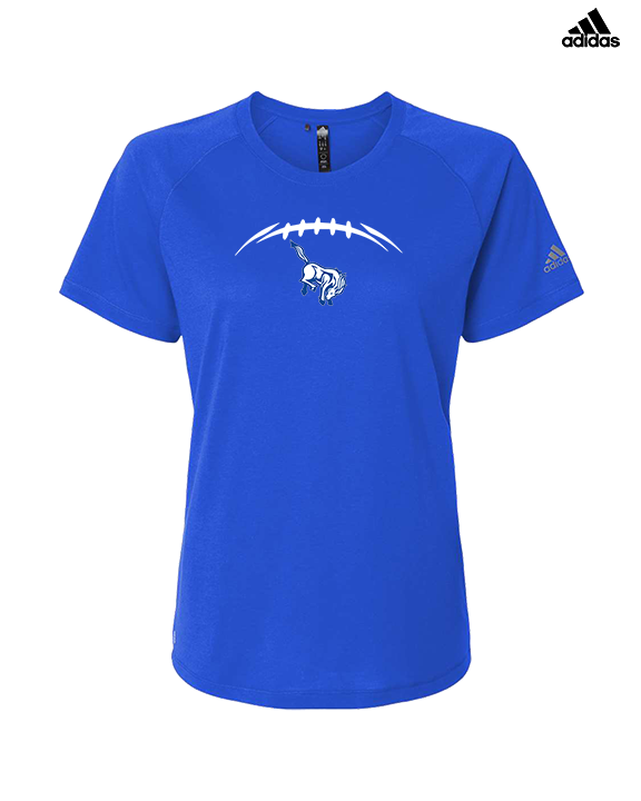 Bishop HS Football Laces - Womens Adidas Performance Shirt