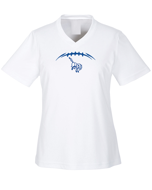 Bishop HS Football Laces - Womens Performance Shirt