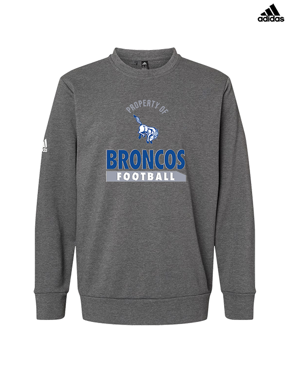 Bishop HS Football Property - Mens Adidas Crewneck