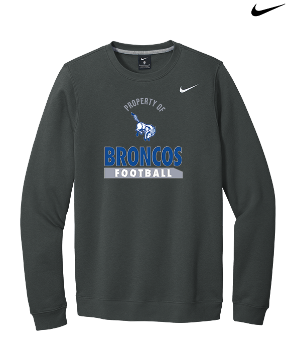 Bishop HS Football Property - Mens Nike Crewneck