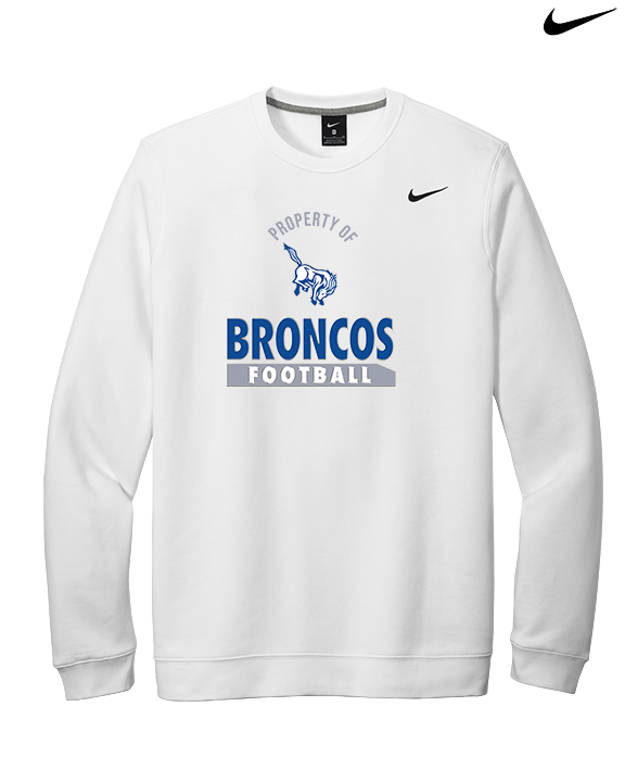 Bishop HS Football Property - Mens Nike Crewneck