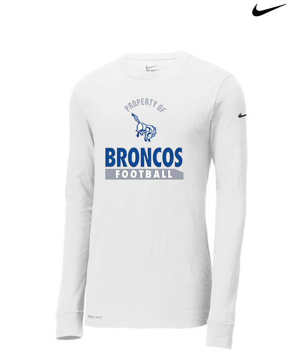 Bishop HS Football Property - Mens Nike Longsleeve