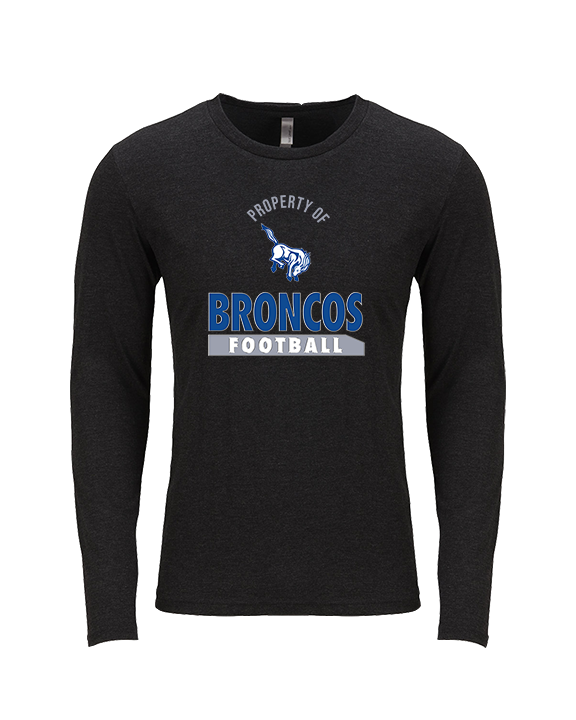 Bishop HS Football Property - Tri-Blend Long Sleeve