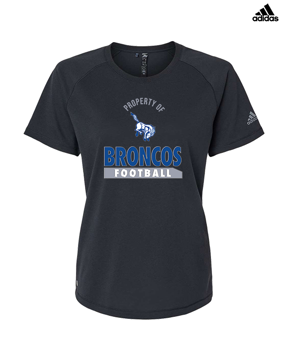Bishop HS Football Property - Womens Adidas Performance Shirt