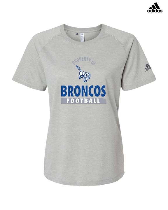 Bishop HS Football Property - Womens Adidas Performance Shirt