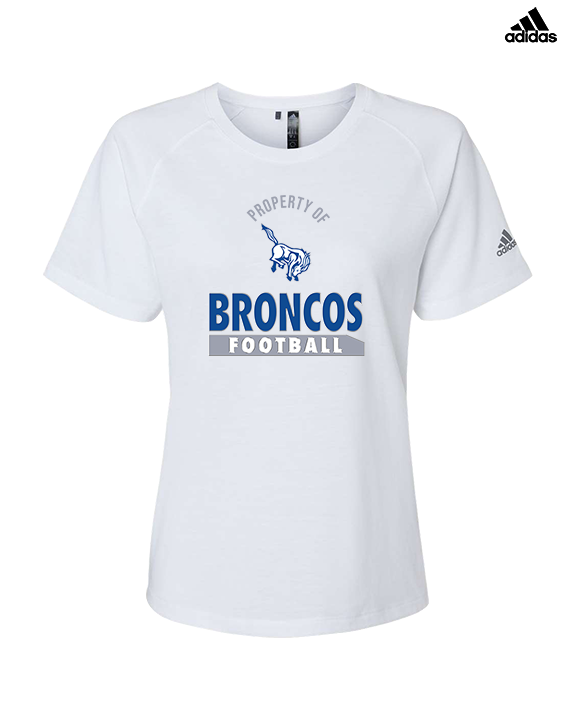 Bishop HS Football Property - Womens Adidas Performance Shirt