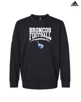 Bishop HS Football School Football - Mens Adidas Crewneck