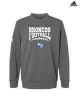 Bishop HS Football School Football - Mens Adidas Crewneck