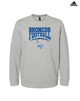 Bishop HS Football School Football - Mens Adidas Crewneck