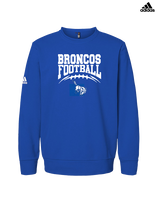 Bishop HS Football School Football - Mens Adidas Crewneck