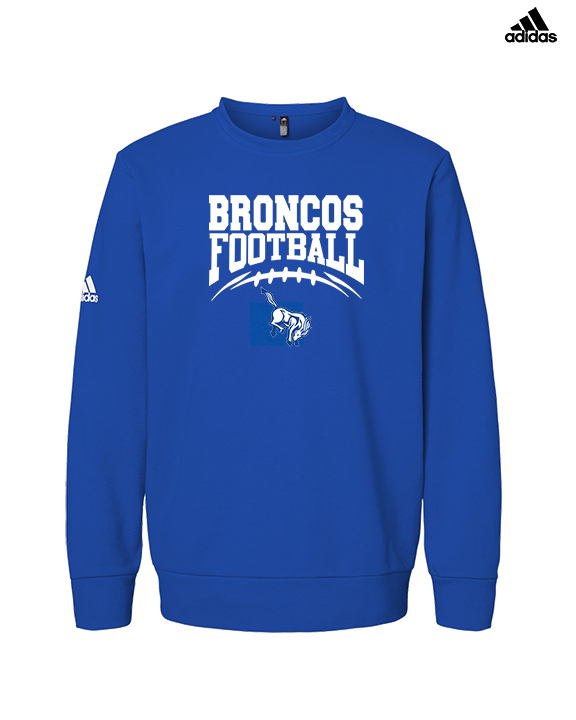 Bishop HS Football School Football - Mens Adidas Crewneck