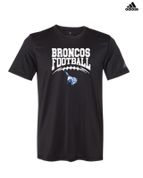 Bishop HS Football School Football - Mens Adidas Performance Shirt