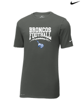 Bishop HS Football School Football - Mens Nike Cotton Poly Tee