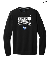 Bishop HS Football School Football - Mens Nike Crewneck