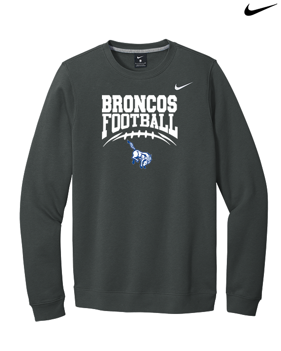 Bishop HS Football School Football - Mens Nike Crewneck