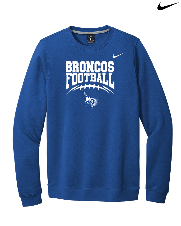 Bishop HS Football School Football - Mens Nike Crewneck