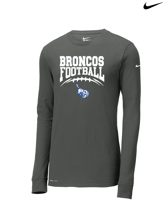 Bishop HS Football School Football - Mens Nike Longsleeve
