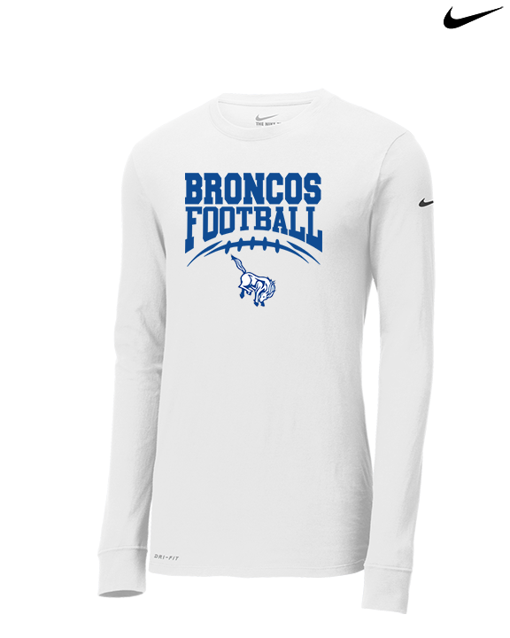 Bishop HS Football School Football - Mens Nike Longsleeve