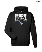 Bishop HS Football School Football - Nike Club Fleece Hoodie