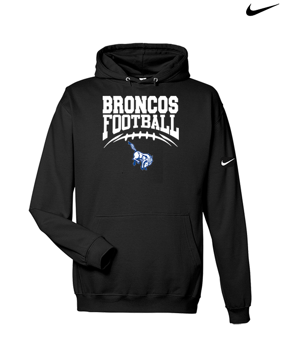 Bishop HS Football School Football - Nike Club Fleece Hoodie