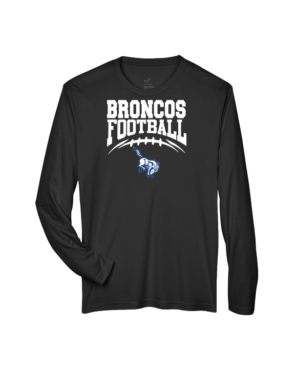 Bishop HS Football School Football - Performance Longsleeve