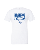 Bishop HS Football School Football - Tri-Blend Shirt
