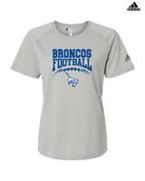 Bishop HS Football School Football - Womens Adidas Performance Shirt
