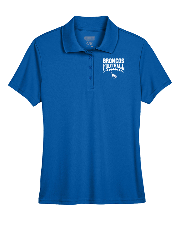 Bishop HS Football School Football - Womens Polo