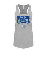 Bishop HS Football School Football - Womens Tank Top